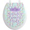 Birthday Princess Toilet Seat Decal (Personalized)