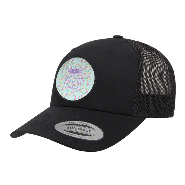 Custom Birthday Princess Trucker Hat - Black (Personalized)