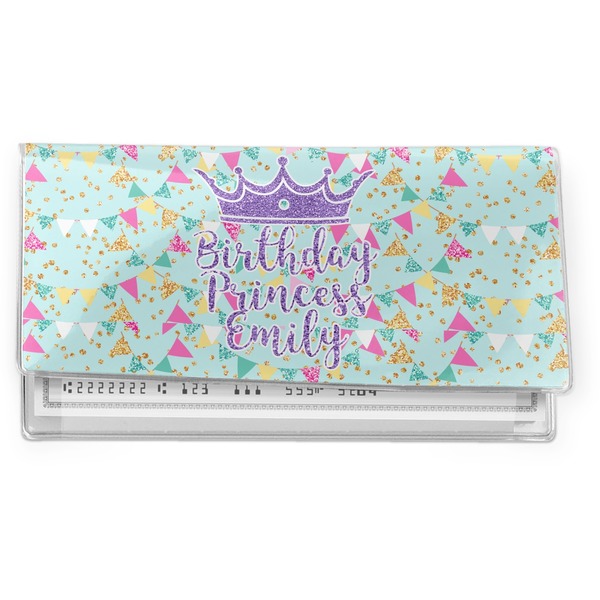 Custom Birthday Princess Vinyl Checkbook Cover (Personalized)