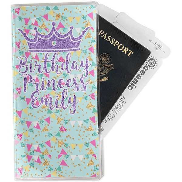Custom Birthday Princess Travel Document Holder