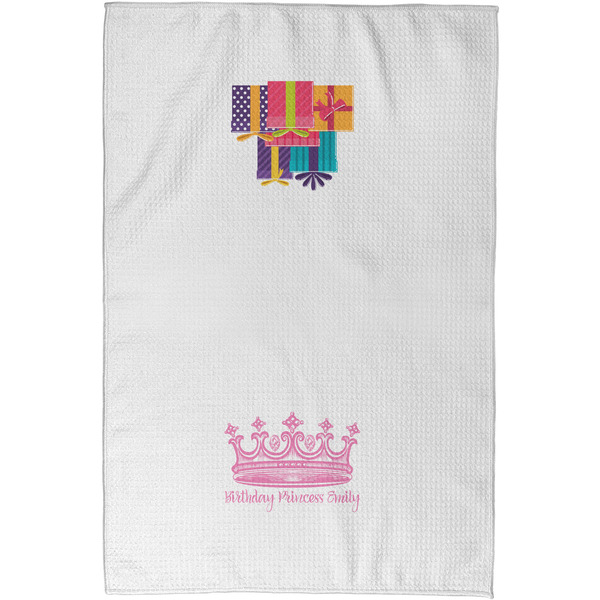 Birthday Princess Waffle Towel - Partial Print - Approval Image