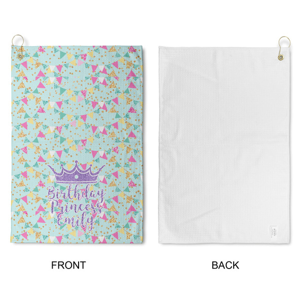 Birthday Princess Waffle Weave Golf Towel - Approval
