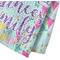 Birthday Princess Waffle Weave Towel - Closeup of Material Image