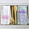 Birthday Princess Waffle Weave Towels - 2 Print Styles