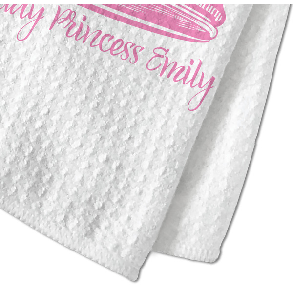 Birthday Princess Waffle Weave Towel - Closeup of Material Image