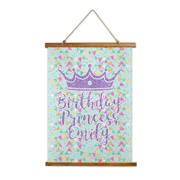 Custom Birthday Princess Wall Hanging Tapestry - Tall (Personalized)