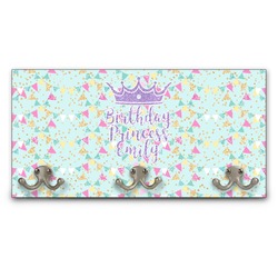 Birthday Princess Wall Mounted Coat Rack (Personalized)