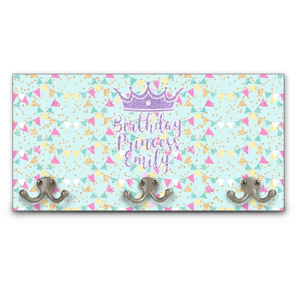 Custom Birthday Princess Wall Mounted Coat Rack (Personalized)