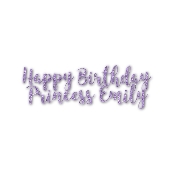 Custom Birthday Princess Name/Text Decal - Large (Personalized)