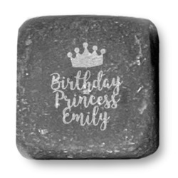 Birthday Princess Whiskey Stone Set - Set of 3 (Personalized)