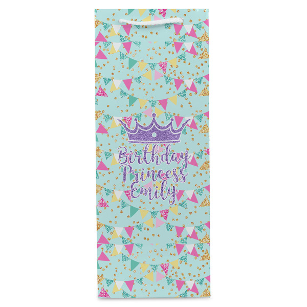 Birthday Princess Wine Gift Bag - Gloss - Front