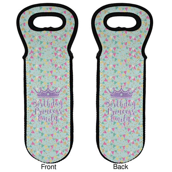Birthday Princess Wine Tote Front & Back