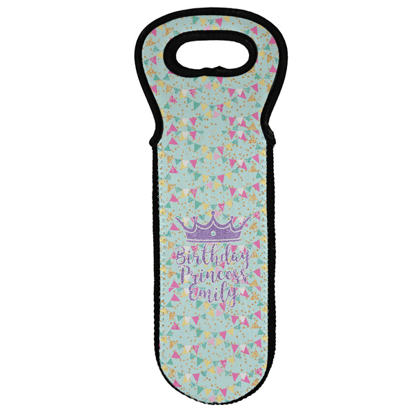 Custom Birthday Princess Wine Tote Bag (Personalized)