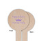 Birthday Princess Wooden 6" Food Pick - Round - Single Sided - Front & Back