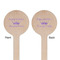 Birthday Princess Wooden 6" Stir Stick - Round - Double Sided - Front & Back