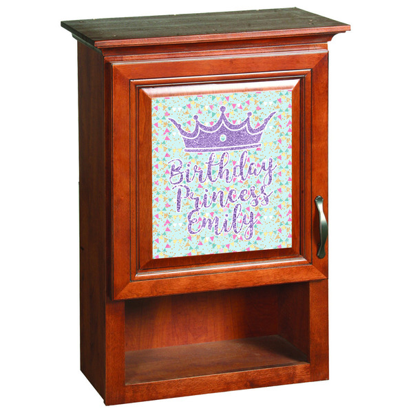 Birthday Princess Wooden Cabinet Decal (Medium)