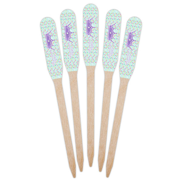 Birthday Princess Wooden Food Pick - Paddle - Fan View