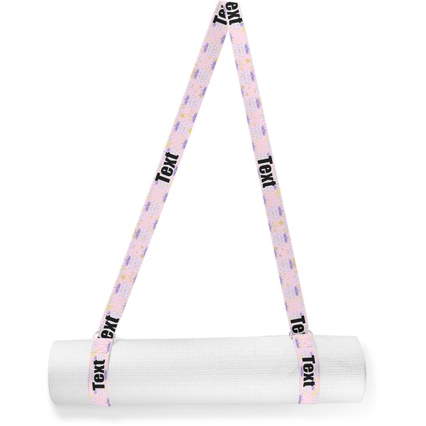 Custom Birthday Princess Yoga Mat Strap (Personalized)
