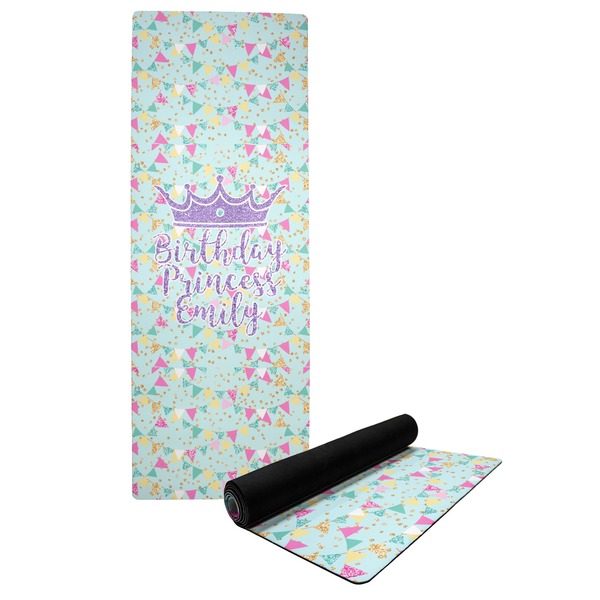 Custom Birthday Princess Yoga Mat (Personalized)