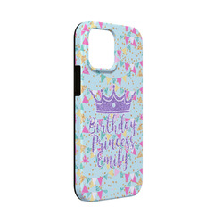 Birthday Princess iPhone Case - Rubber Lined - iPhone 13 Mini (Personalized)