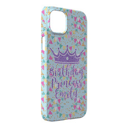 Birthday Princess iPhone Case - Plastic - iPhone 14 Plus (Personalized)