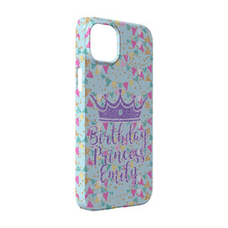 Birthday Princess iPhone Case - Plastic - iPhone 14 Pro (Personalized)