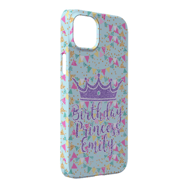 Custom Birthday Princess iPhone Case - Plastic - iPhone 14 Pro Max (Personalized)