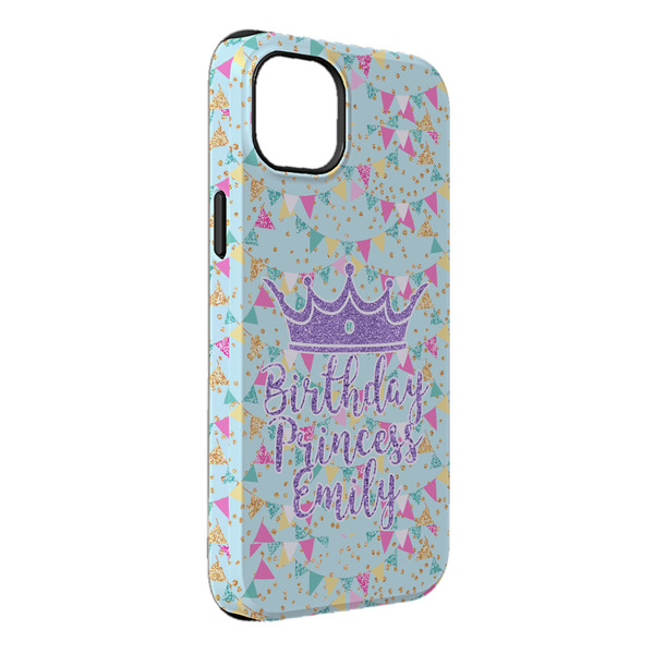 Custom Birthday Princess iPhone Case - Rubber Lined - iPhone 14 Pro Max (Personalized)