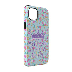Birthday Princess iPhone Case - Rubber Lined - iPhone 14 Pro (Personalized)