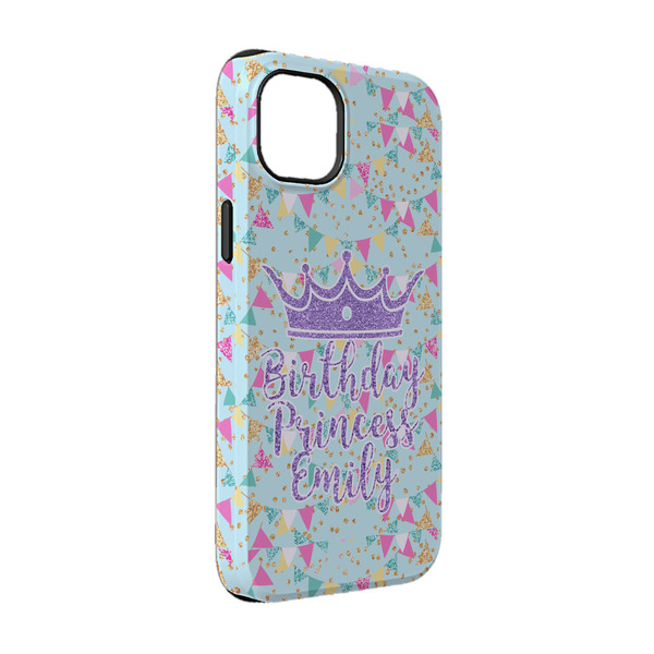 Custom Birthday Princess iPhone Case - Rubber Lined - iPhone 14 (Personalized)