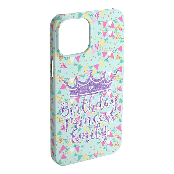 Custom Birthday Princess iPhone Case - Plastic (Personalized)