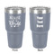 Bride / Wedding Quotes and Sayings 30 oz Stainless Steel Tumbler - Grey - Double-Sided