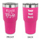 Bride / Wedding Quotes and Sayings 30 oz Stainless Steel Ringneck Tumblers - Pink - Double Sided - APPROVAL
