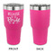 Bride / Wedding Quotes and Sayings 30 oz Stainless Steel Ringneck Tumblers - Pink - Single Sided - APPROVAL