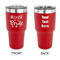 Bride / Wedding Quotes and Sayings 30 oz Stainless Steel Tumbler - Red - Double Sided