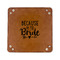 Bride / Wedding Quotes and Sayings 6" x 6" Leatherette Snap Up Tray - FLAT FRONT