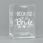 Bride / Wedding Quotes and Sayings Acrylic Pen Holder