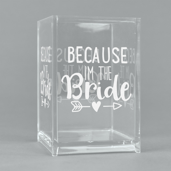Custom Bride / Wedding Quotes and Sayings Acrylic Pen Holder