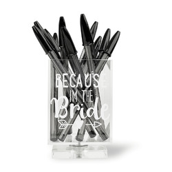 Bride / Wedding Quotes and Sayings Acrylic Pen Holder