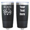 Bride / Wedding Quotes and Sayings Black Polar Camel Tumbler - 20oz - Double Sided  - Approval