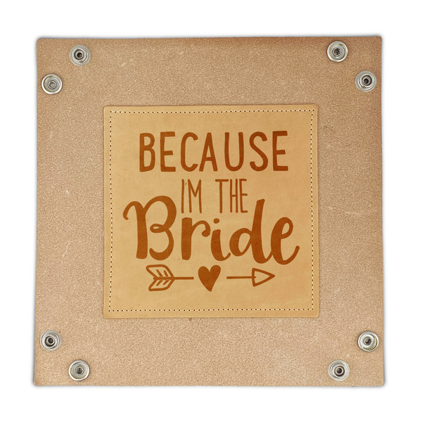 Bride / Wedding Quotes and Sayings Genuine Leather Valet Trays - FRONT (flat)