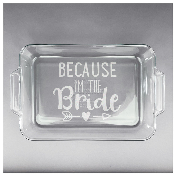 Bride / Wedding Quotes and Sayings Glass Baking Dish - APPROVAL (13x9)