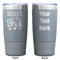 Bride / Wedding Quotes and Sayings Gray Polar Camel Tumbler - 20oz - Double Sided - Approval