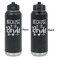 Bride / Wedding Quotes and Sayings Laser Engraved Water Bottles - Front & Back Engraving - Front & Back View