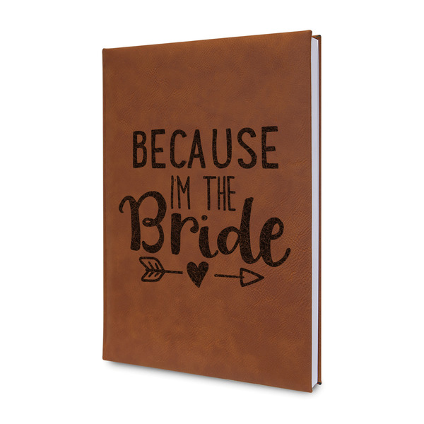 Custom Bride / Wedding Quotes and Sayings Leather Sketchbook - Small - Double Sided