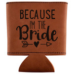Bride / Wedding Quotes and Sayings Leatherette Can Sleeve