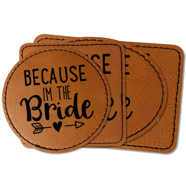 Custom Bride / Wedding Quotes and Sayings Faux Leather Iron On Patch