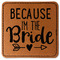 Bride / Wedding Quotes and Sayings Leatherette Patches - Square