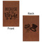 Bride / Wedding Quotes and Sayings Leatherette Sketchbooks - Small - Double Sided - Front & Back View