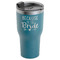 Bride / Wedding Quotes and Sayings RTIC Tumbler - Dark Teal - Angled